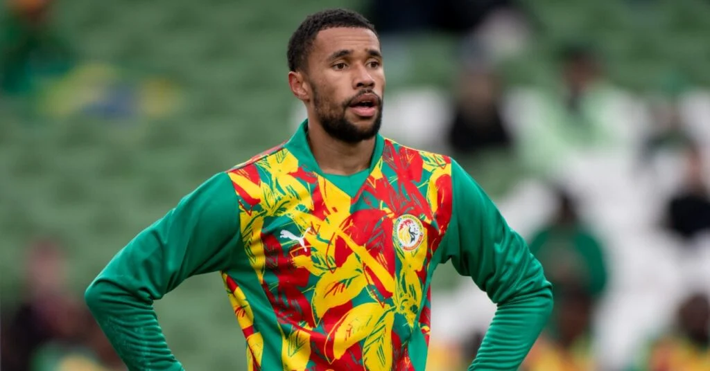 Yéhvann Diouf in action during the CAN final