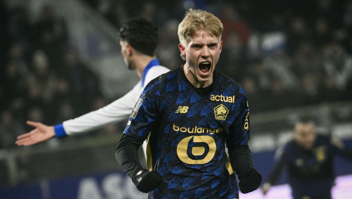Lille secured a dramatic 3-4 victory at Auxerre in the first leg