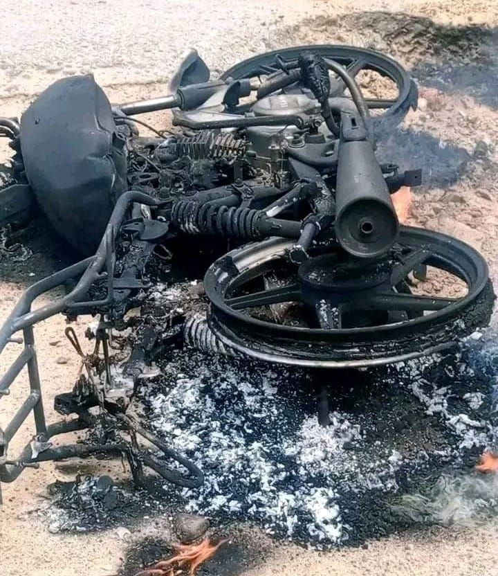 Chad deadly crash in koundoul leaves motorcyclist lifeless in flames