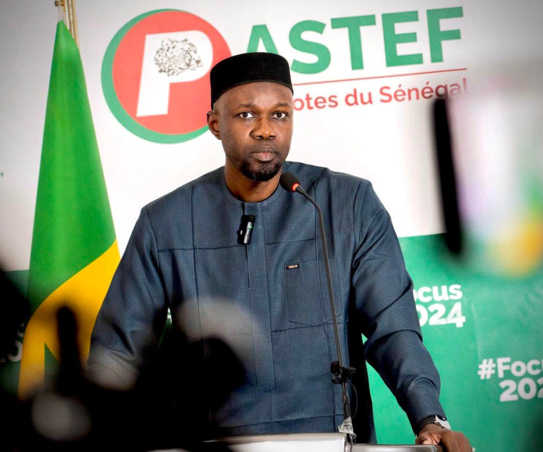 Ousmane Sonko, leader of Pastef-Les Patriotes