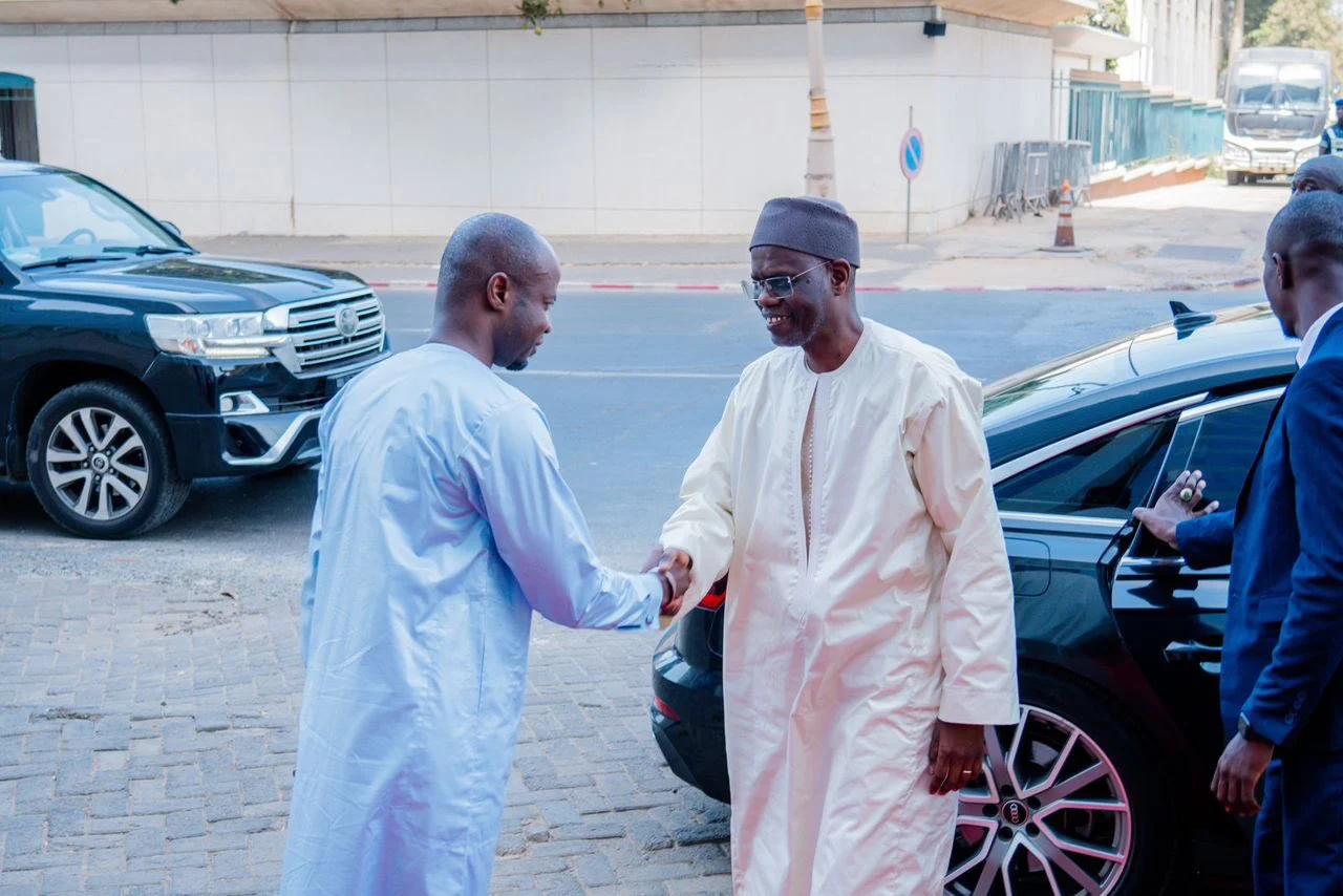 Ceremonial handover between outgoing and incoming Prime Ministers