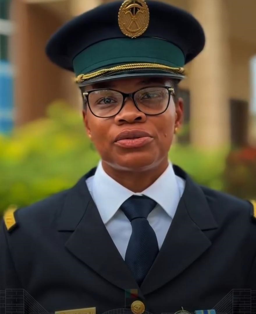 Captain Elvire Toupé, Benin's first female aide-de-camp