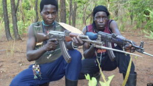 LRA rebels in Central African Republic