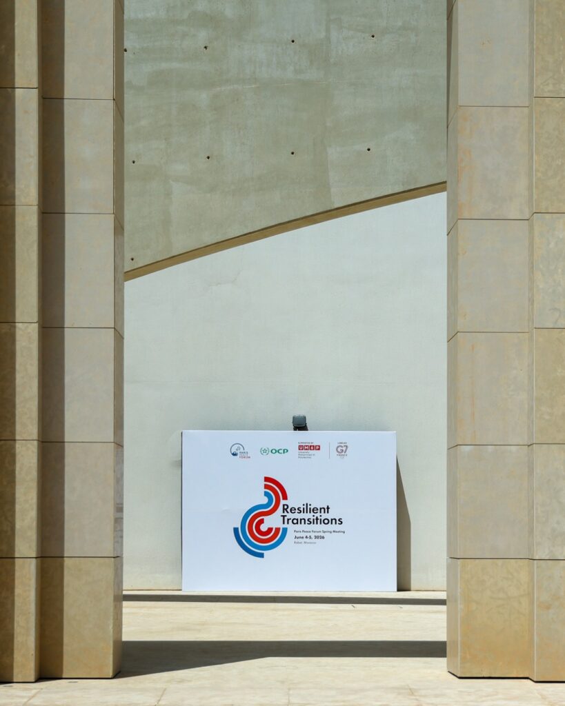 France's ambassador to Morocco addressing a forum on international cooperation