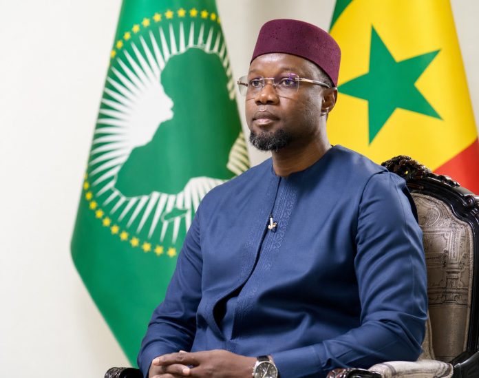 Ousmane Sonko during a recent interview