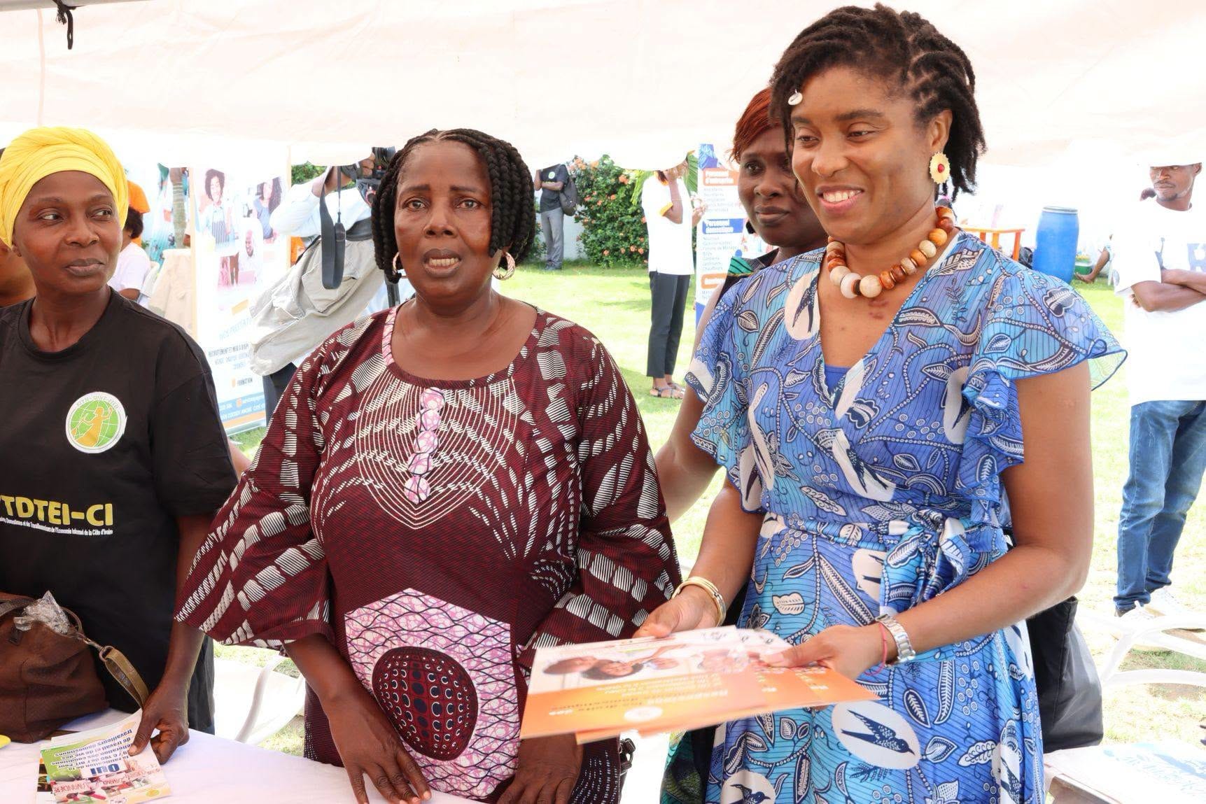 Domestic workers at DOMEX Awards ceremony