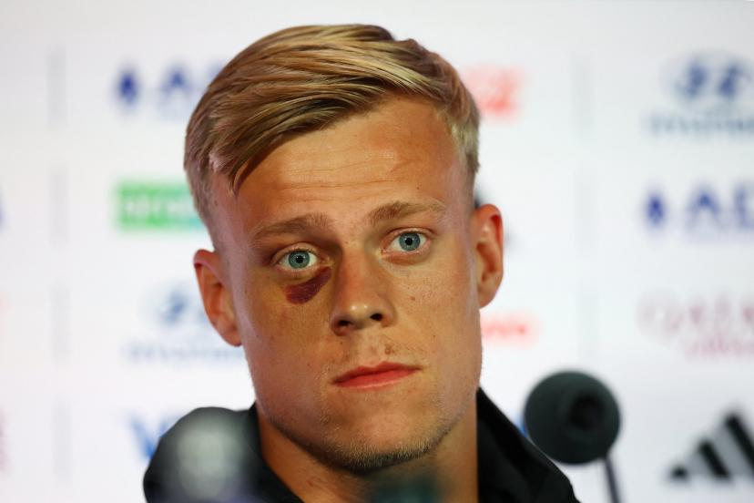 Jean-Paul van Hecke during his press conference in Houston