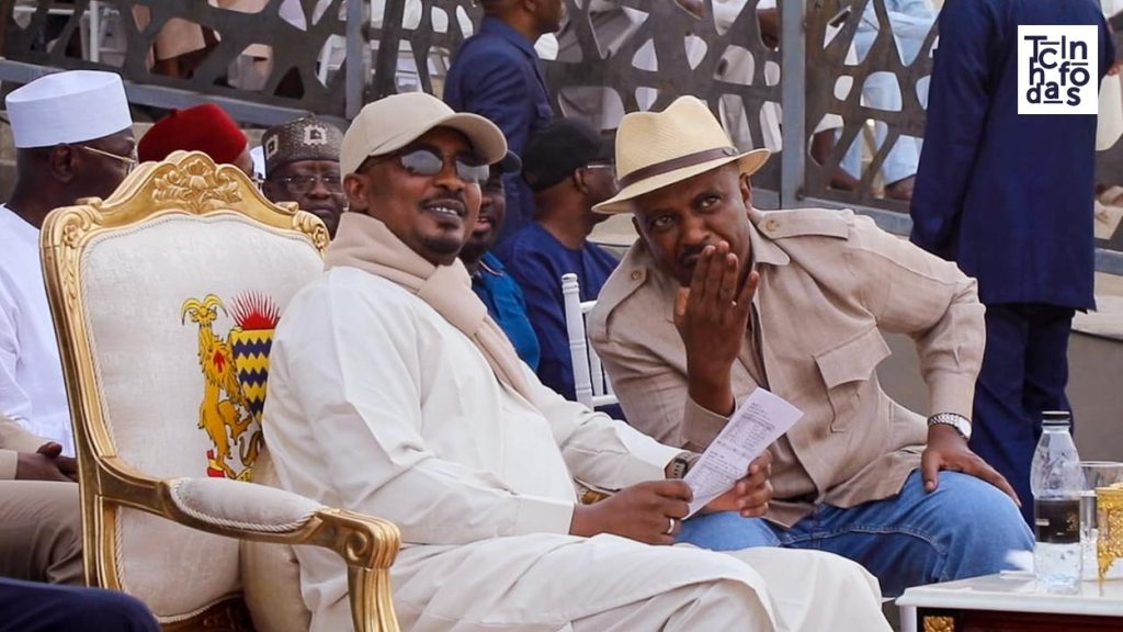 President Mahamat Idriss Déby Itno at the Grand Prix de la République in N’Djamena