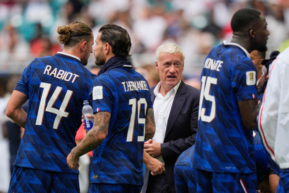 Didier Deschamps during the World Cup bronze medal match