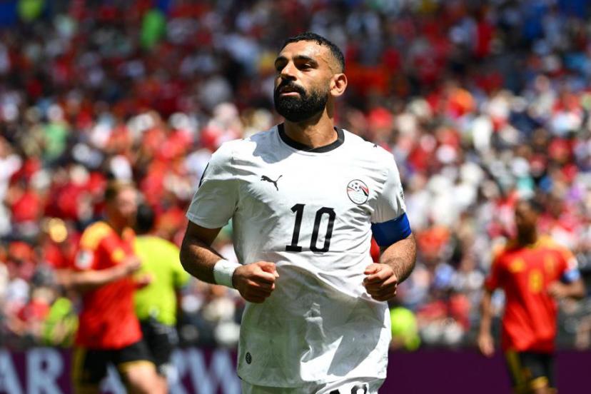 Mohamed Salah playing for Egypt during the 2026 FIFA World Cup qualification