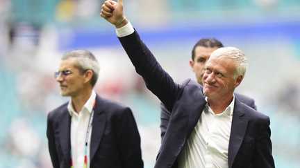 Didier Deschamps during France vs England on July 18, 2026, in the World Cup third-place playoff in Miami
