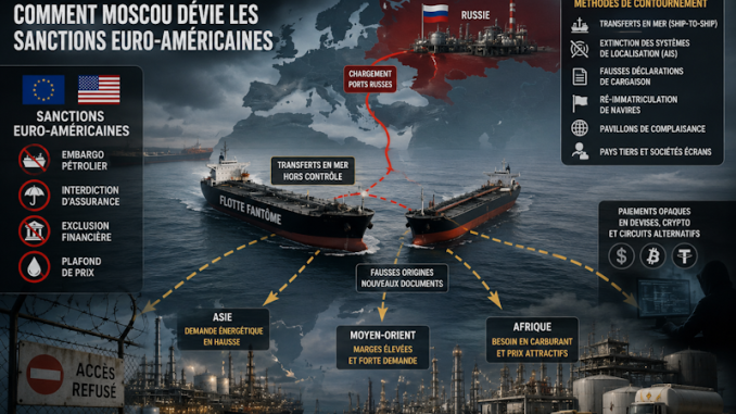 Russian fuel smuggling route to Europe