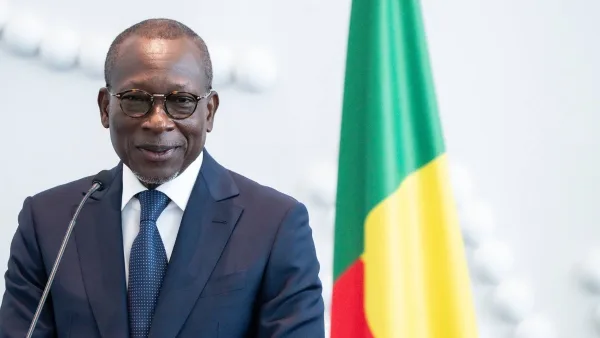Patrice Talon, newly elected president of the Beninese Senate