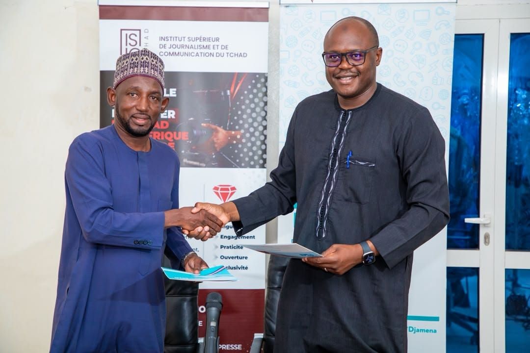 Partnership agreement between ISJCT and AMET for media training in Chad