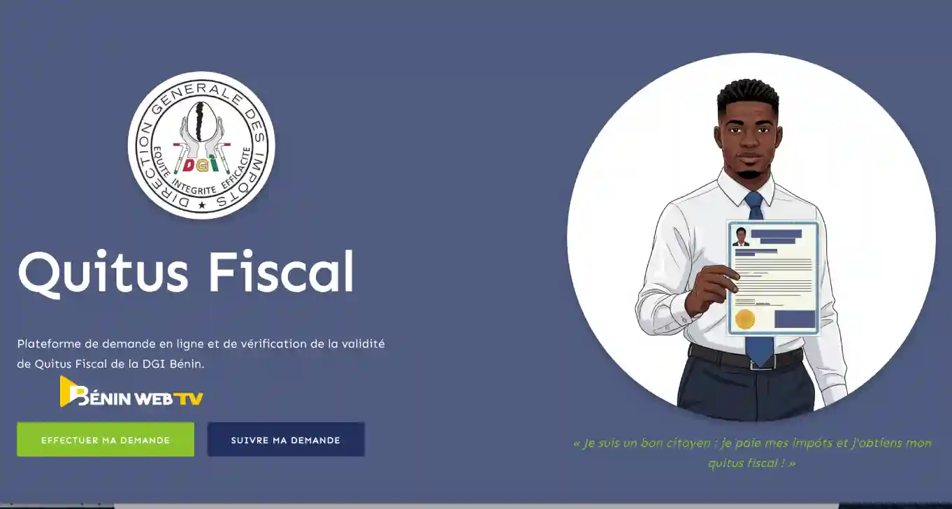 Benin fiscal clearance document